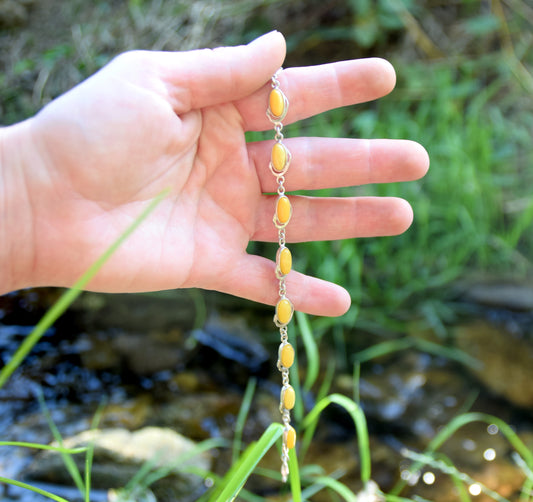 MJ Baltica, bracciale, Ambra naturale Baltica, Argento 925, luminoso, elegante, artigianale, ambra imperiale, BB057