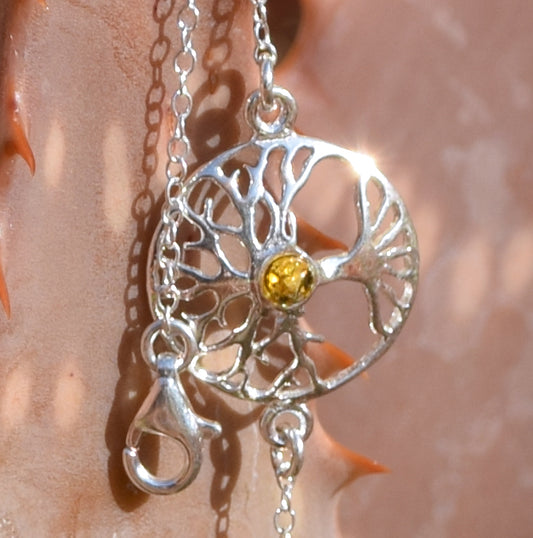 MJ Baltica, bracciale, Ambra naturale Baltica, Argento 925, luminoso, ambra verde, albero della vita, BB066