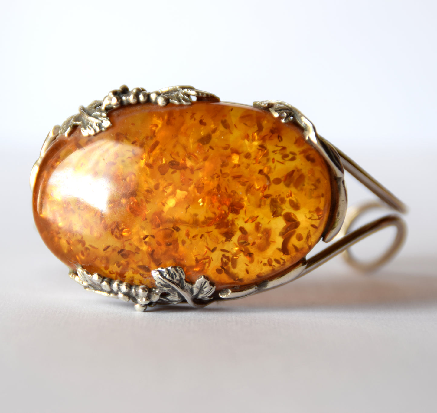 MJ Baltica, bracelet, natural Baltic Amber, 925 Silver, elegant, beautiful, unique, vintage, BB073