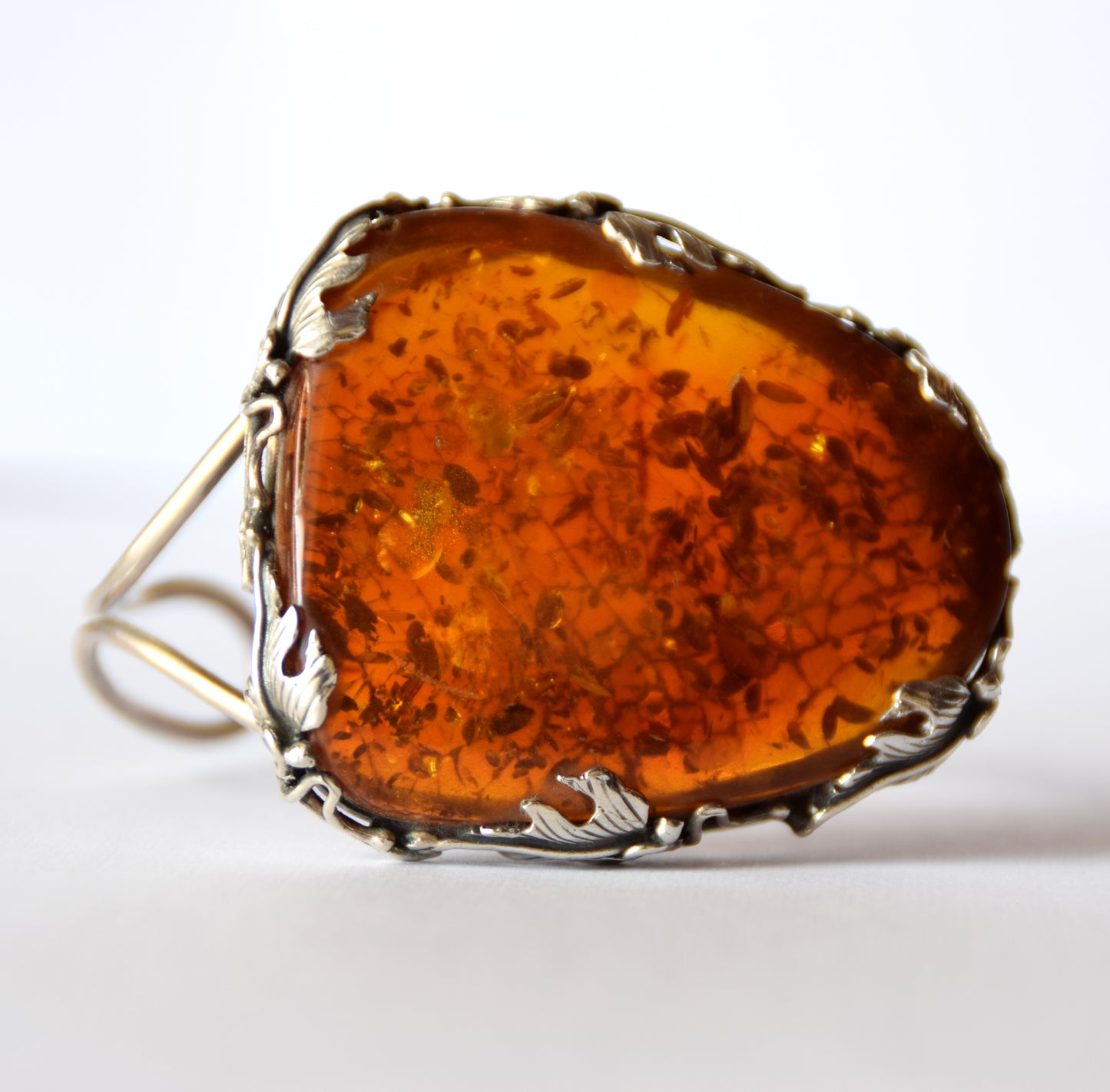 MJ Baltica, bracelet, natural Baltic Amber, 925 Silver, elegant, beautiful, unique, vintage, BB075