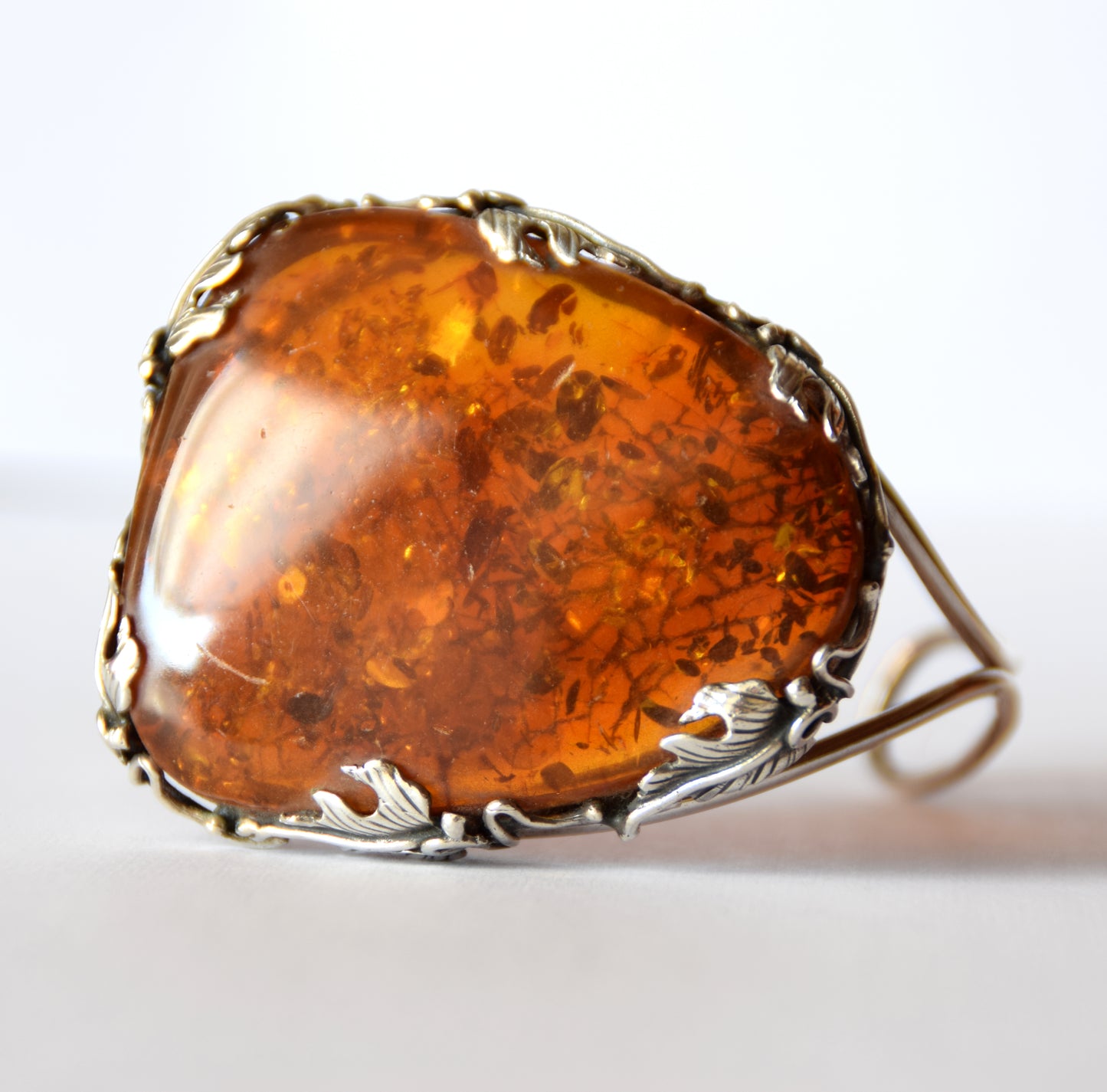 MJ Baltica, bracelet, natural Baltic Amber, 925 Silver, elegant, beautiful, unique, vintage, BB075