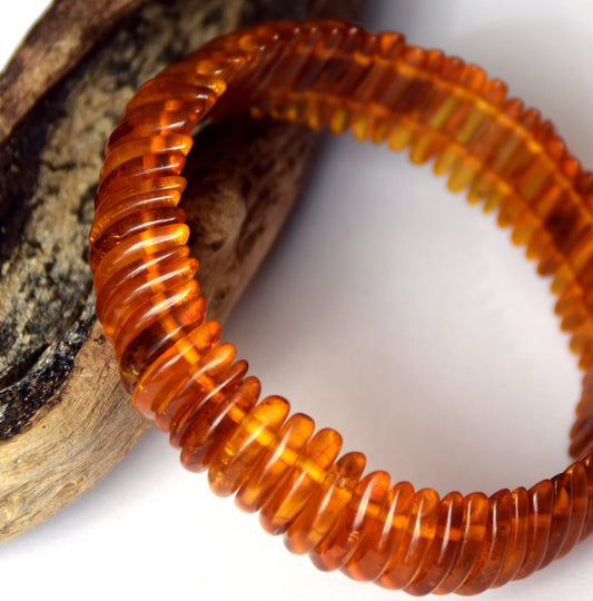 MJ Baltica, bracelet, Natural Baltic Amber, handcrafted, unique, anti-inflammatory BBS004