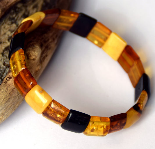 MJ Baltica, bracelet, Natural Baltic Amber, handcrafted, unique, anti-inflammatory, BBS006