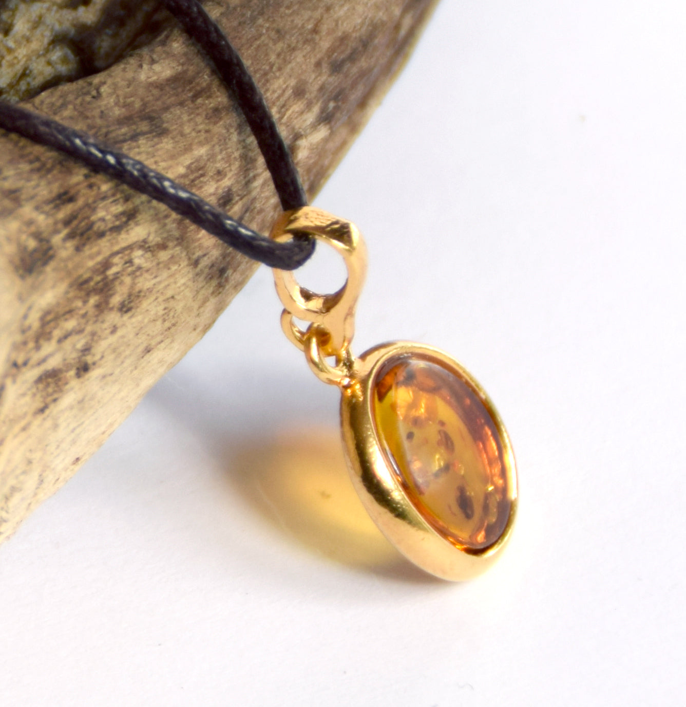 MJ Baltica, pendant, Silver, 14 Gold plated, Natural Baltic Amber, sweet, feminine, BZW017