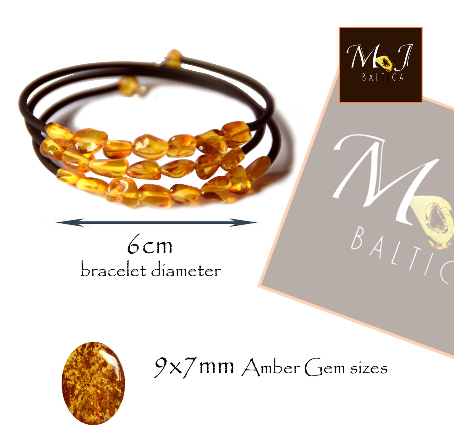 MJ Baltica, bracelet, natural Baltic Amber, healing, anti-inflammatory, protective, BBS035