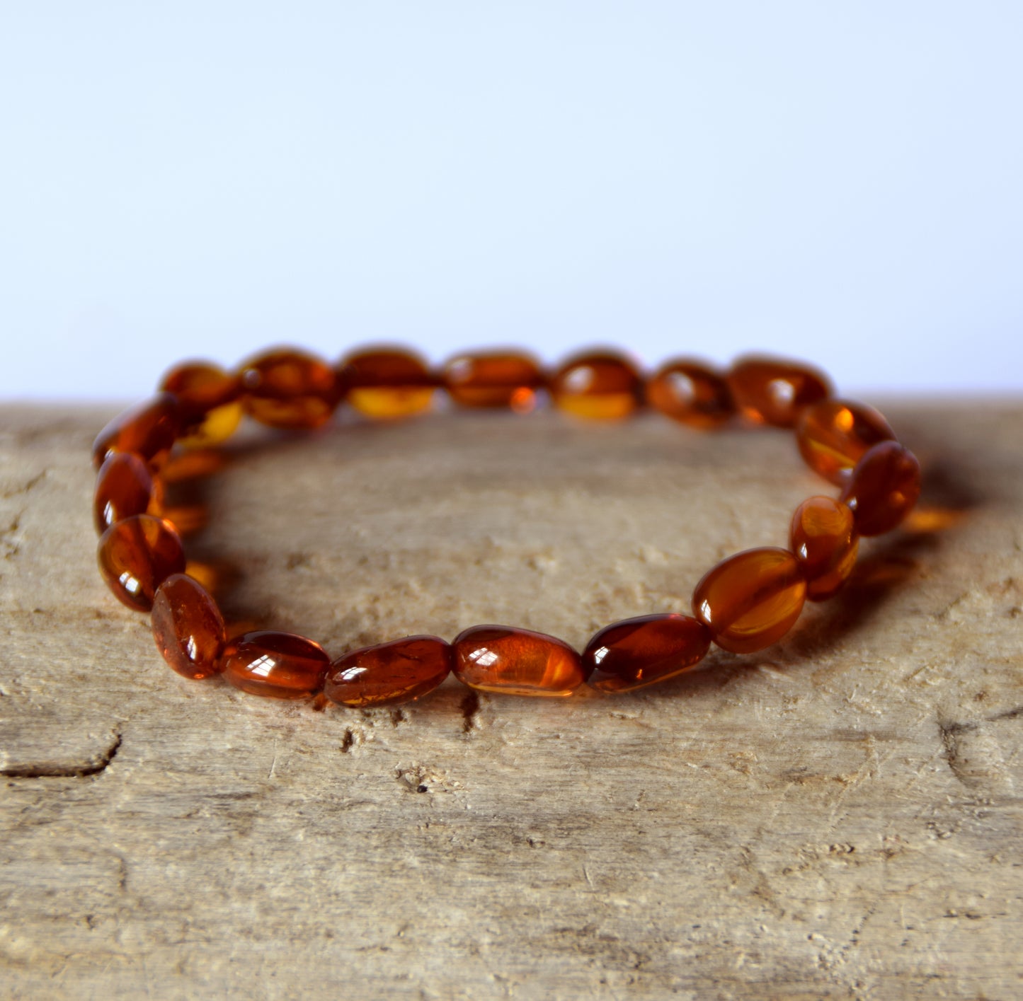 MJ Baltica, bracelet, Natural Baltic Amber, handcrafted, anti-inflammatory, delicate, for children, short, luminous, BBSbimbo1