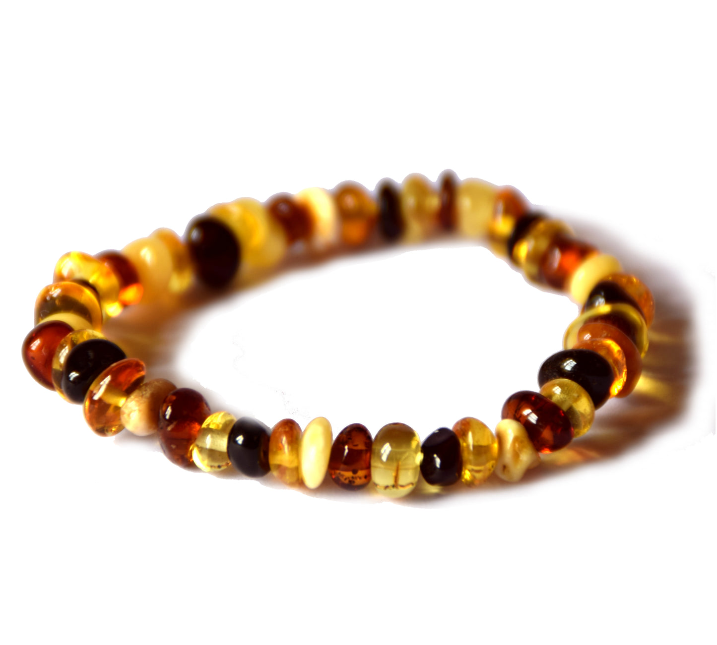 MJ Baltica, bracelet, Natural Baltic Amber, handcrafted, anti-inflammatory, delicate, for children, short, bright, BBSbimbo5