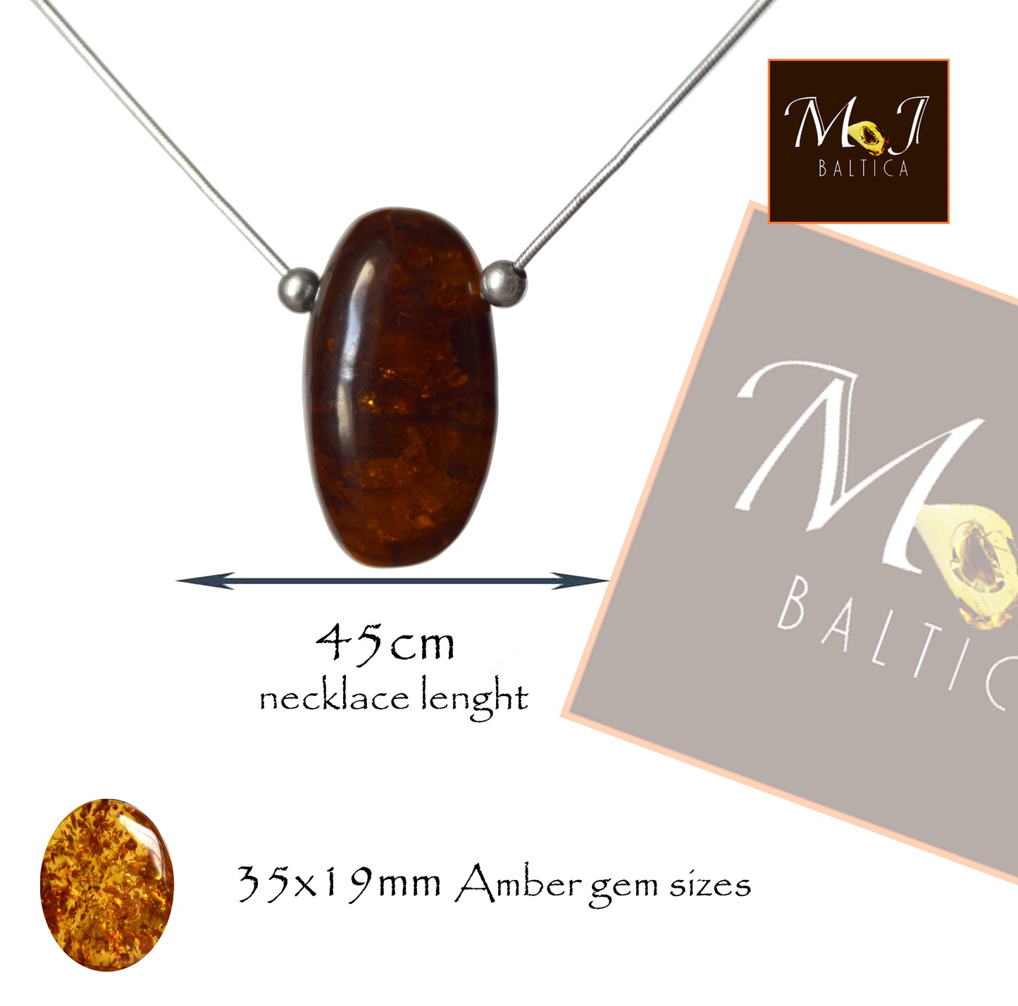 MJ Baltica, necklace, choker, natural Baltic Amber, 925 Silver, raw, strong, feminine, BKo038