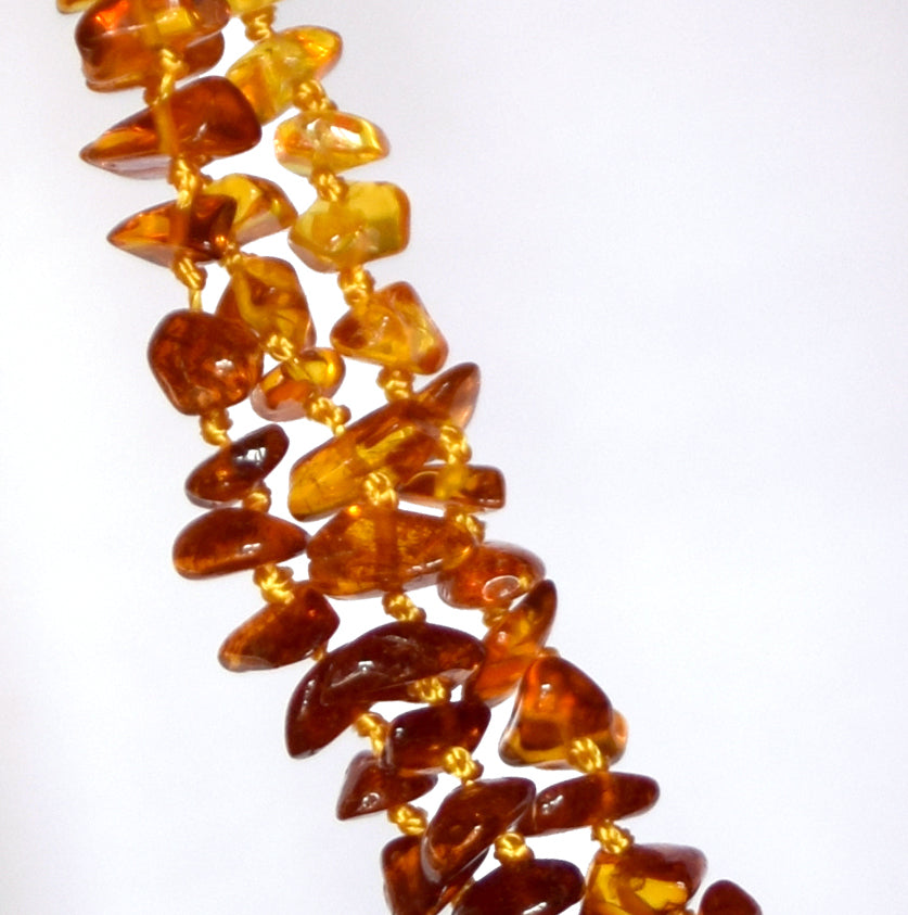 MJ Baltica, necklace, natural Baltic amber, protective, healing, dark, brown, long, BKoBB036