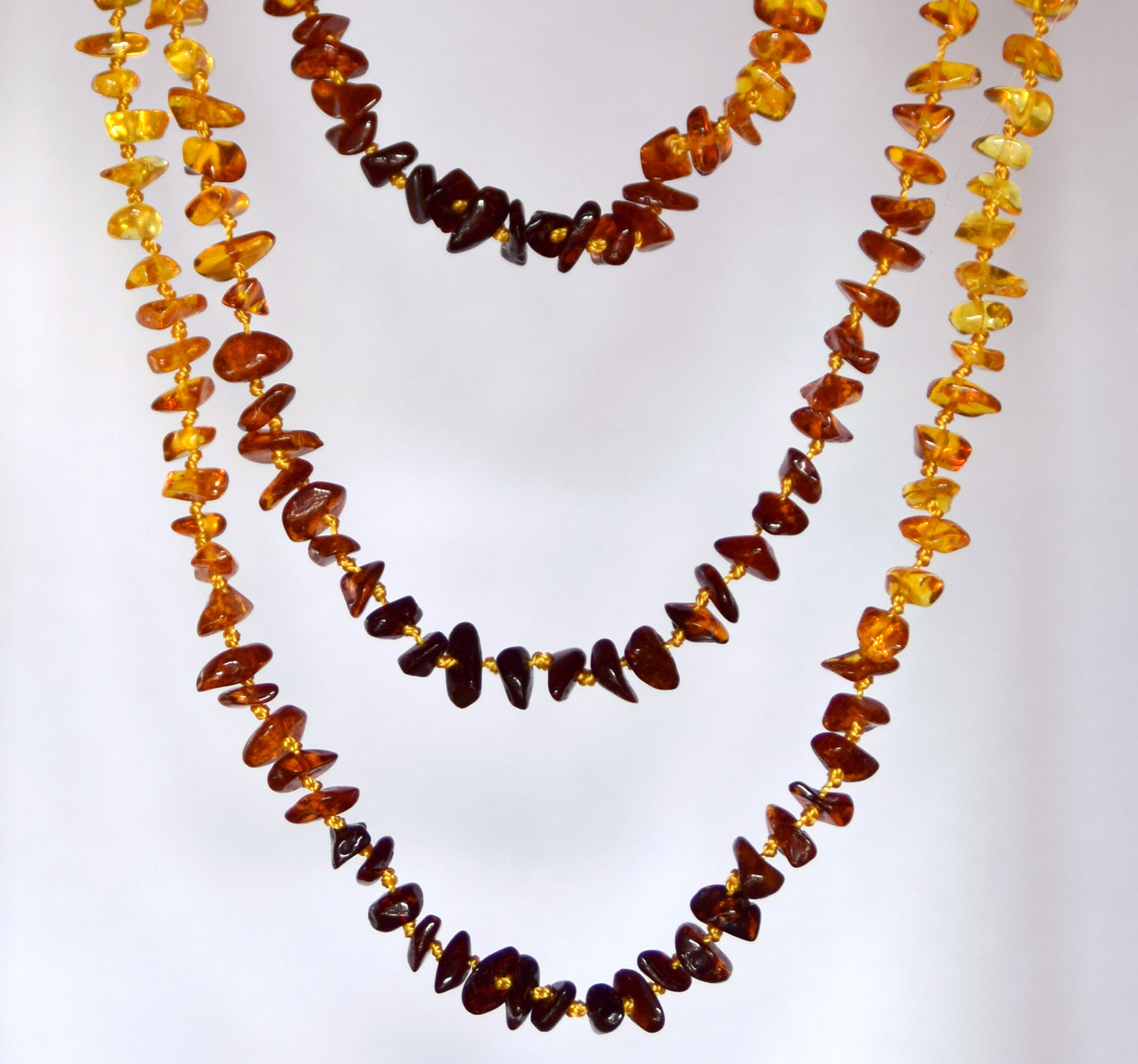 MJ Baltica, necklace, natural Baltic amber, protective, healing, dark, brown, long, BKoBB036