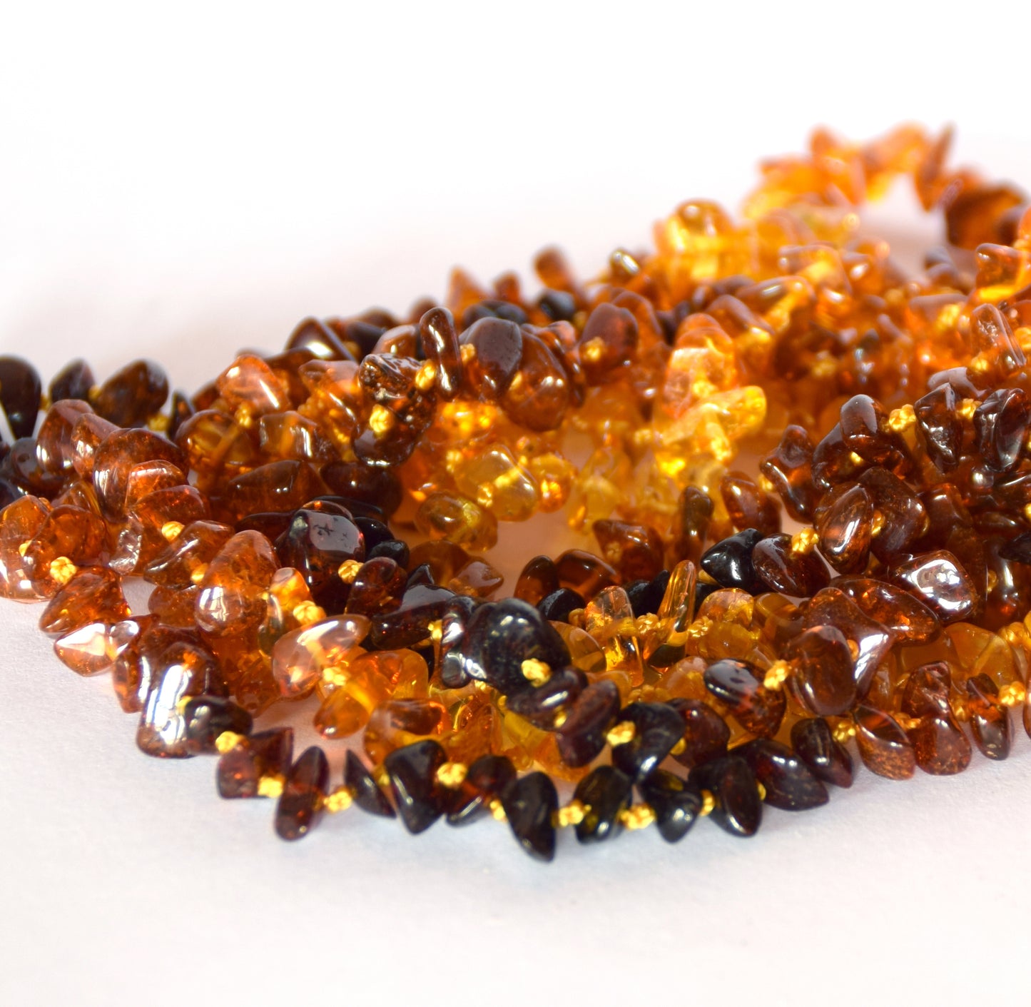 MJ Baltica, necklace, natural Baltic amber, protective, healing, dark, brown, long, BKoBB036