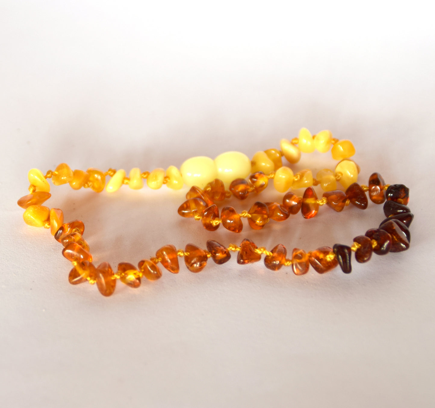 MJ Baltica, necklace, natural Baltic amber, protective, healing, children, mixed, screw, 33cm, BKoBmi6