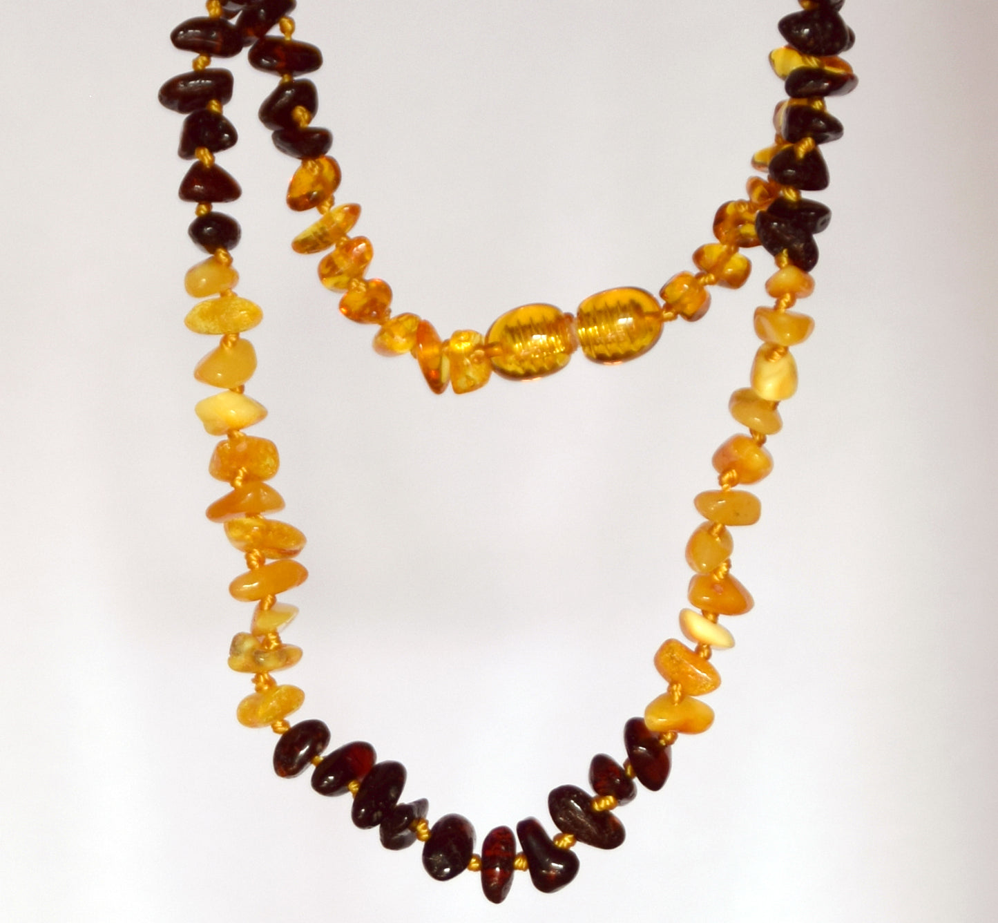 MJ Baltica, necklace, natural Baltic amber, protective, healing, children, mixed, screw, 33cm, BKoBmi9