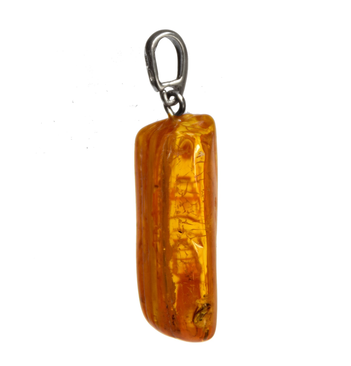 MJ Baltica, pendant, natural Baltic amber, 925 silver, inclusion, insect, prehistoric, BW100