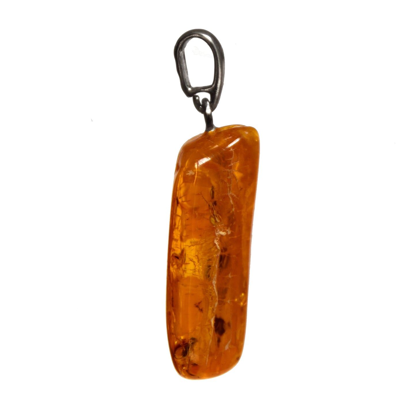 MJ Baltica, pendant, natural Baltic amber, 925 silver, inclusion, insect, prehistoric, BW100