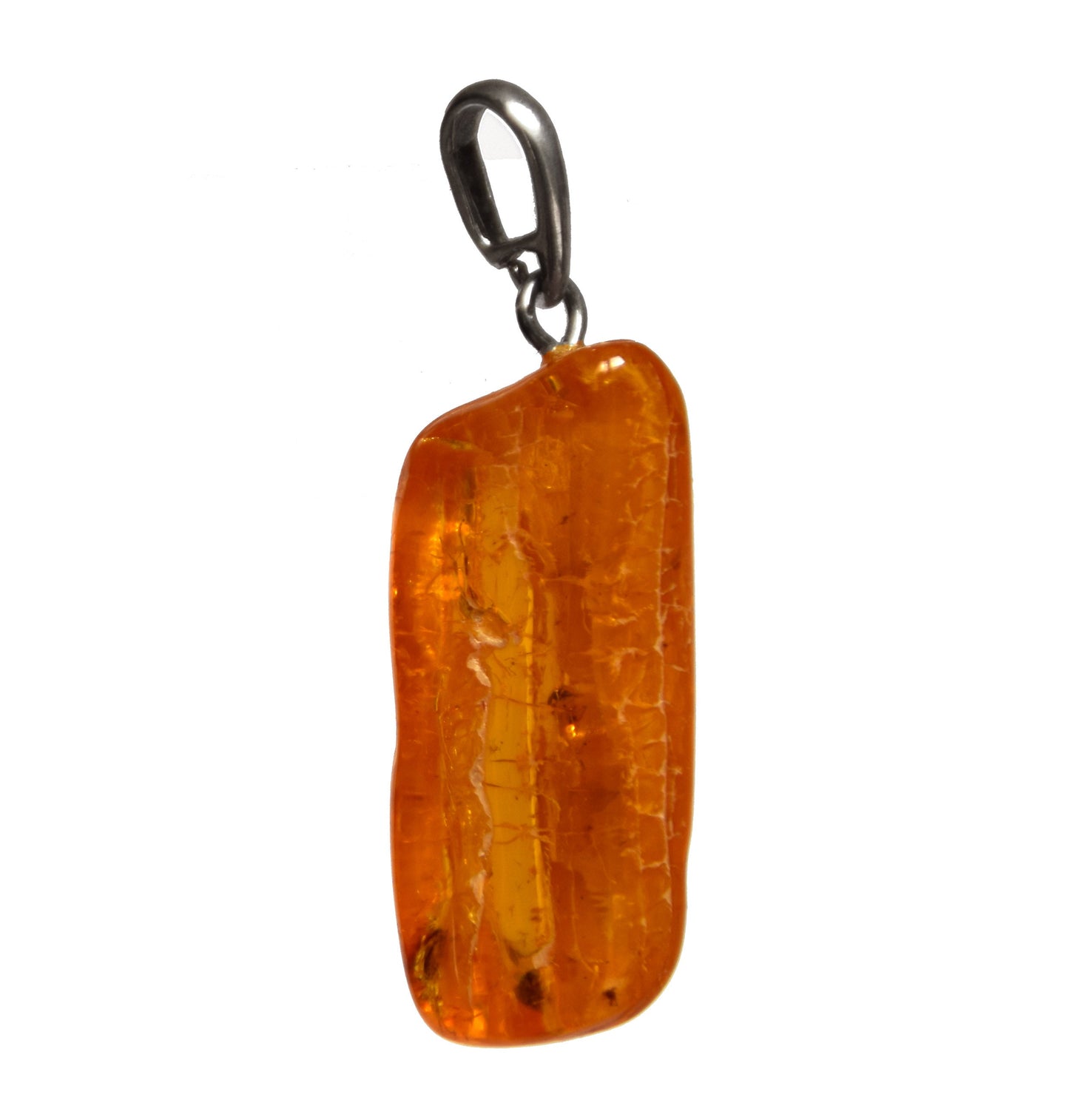 MJ Baltica, pendant, natural Baltic amber, 925 silver, inclusion, insect, prehistoric, BW100